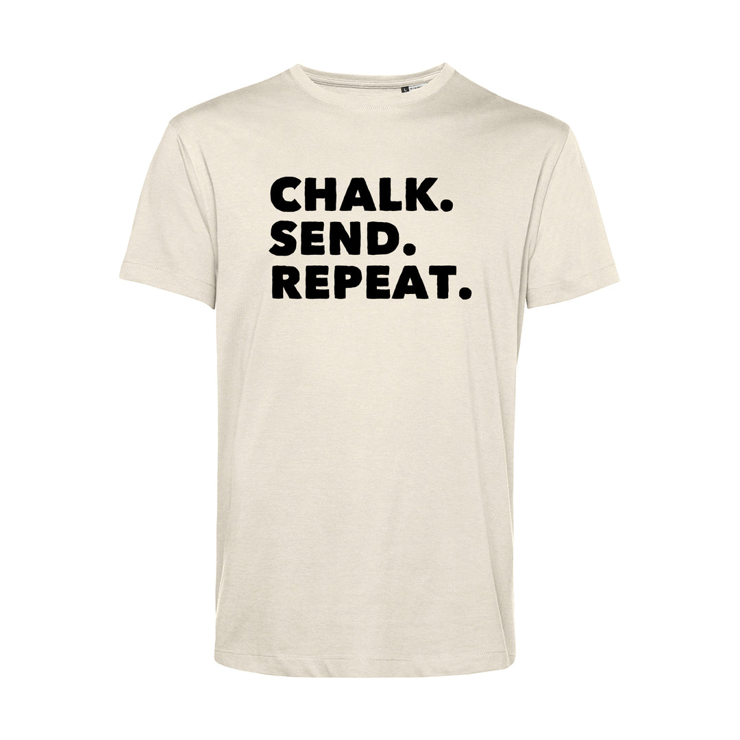 Herren T-Shirt - Chalk Send Repeat