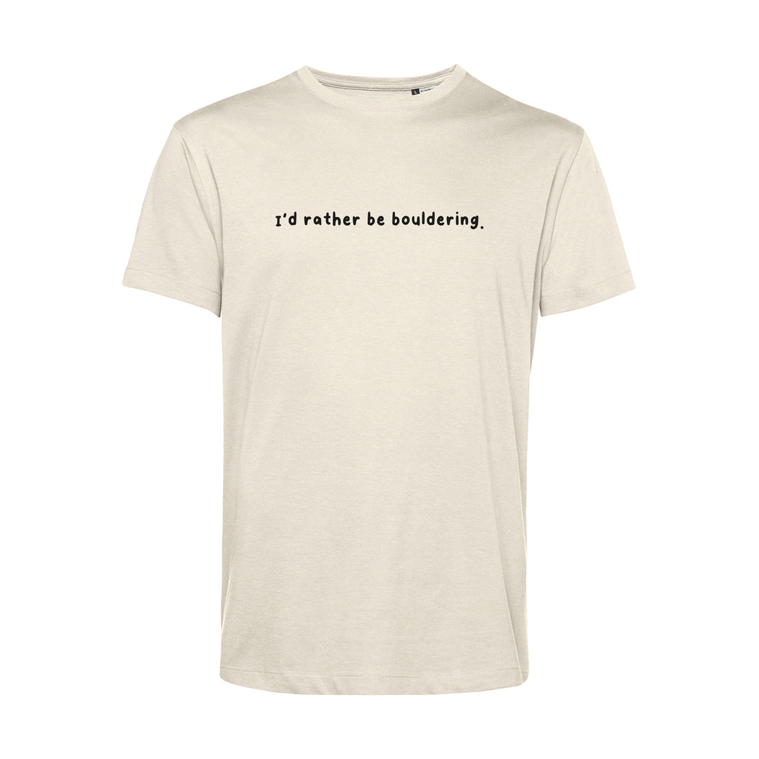 Herren T-Shirt - I'd Rather Be Bouldering