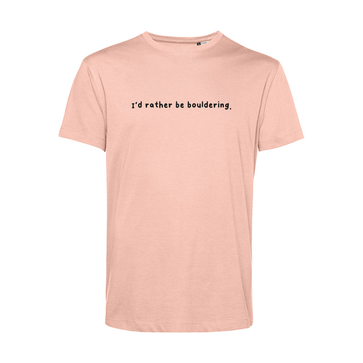 Herren T-Shirt - I'd Rather Be Bouldering