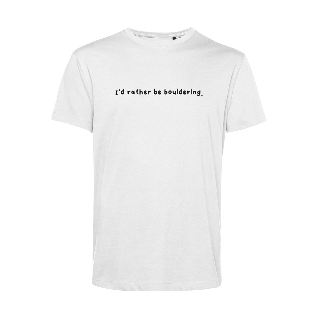 Herren T-Shirt - I'd Rather Be Bouldering