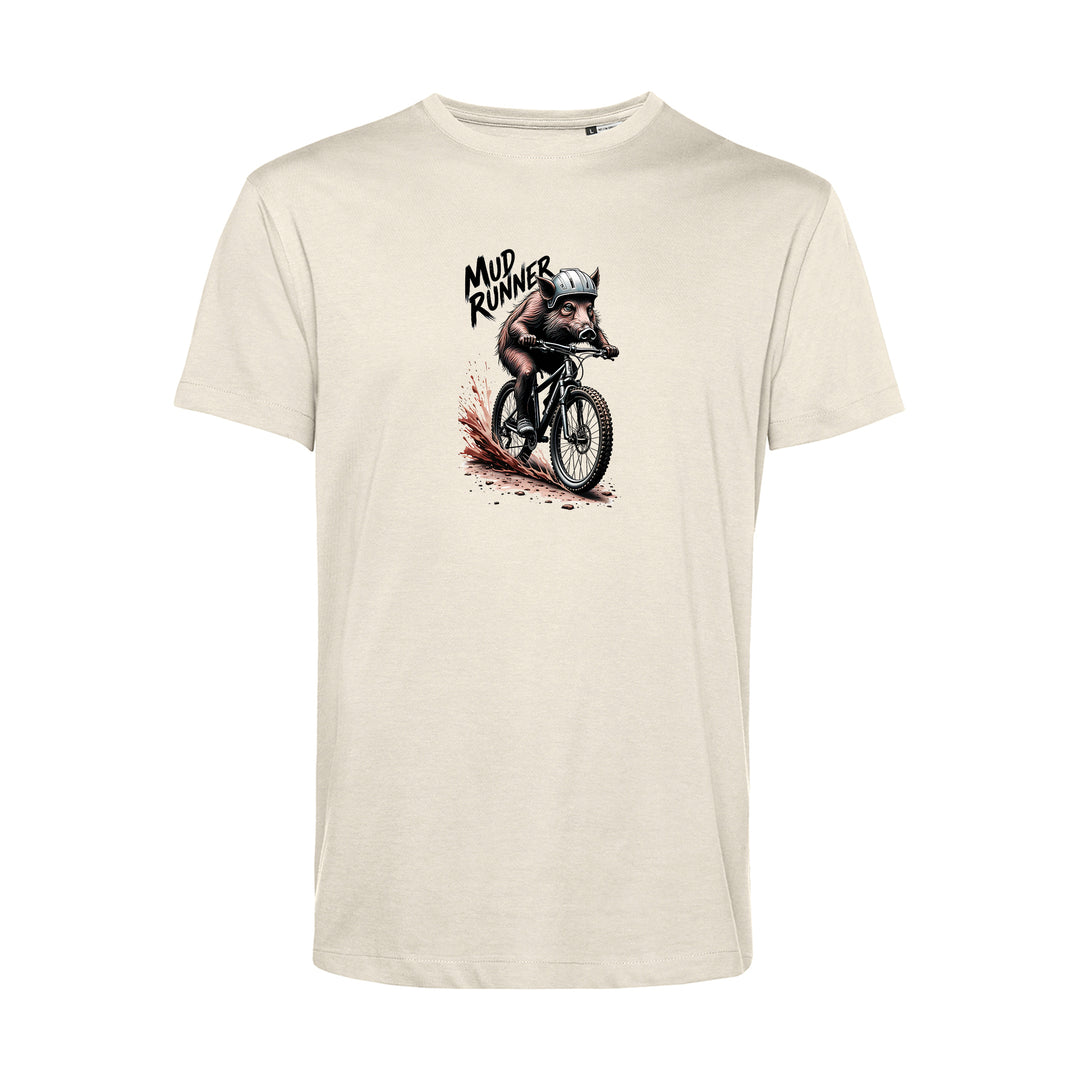 Light Basic Herren T-Shirt - Mountainbike, MTB Downhill, BMX Rad - Mud Runner
