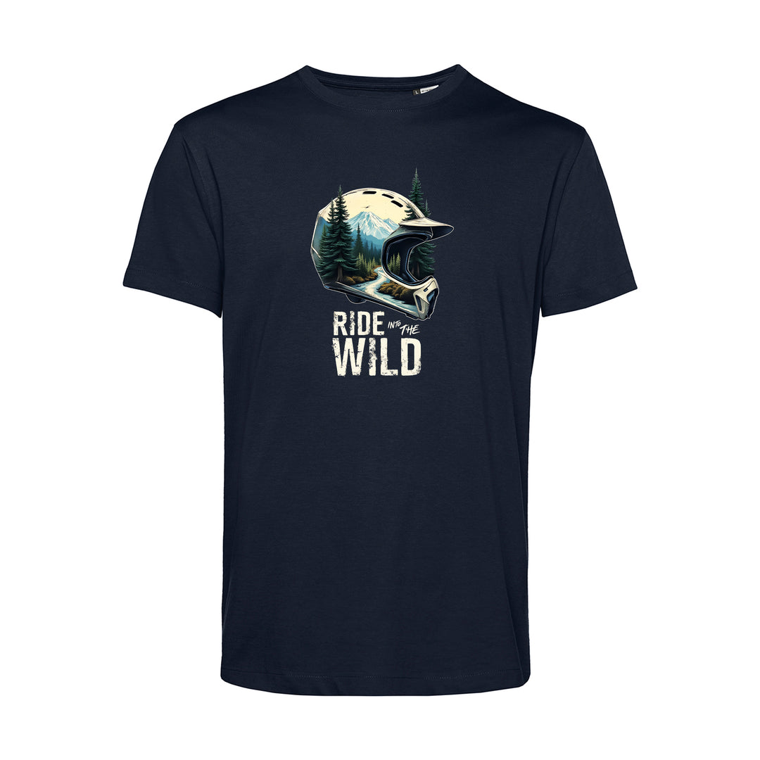 Light Basic Herren T-Shirt - Mountainbike, MTB Downhill, BMX Rad
