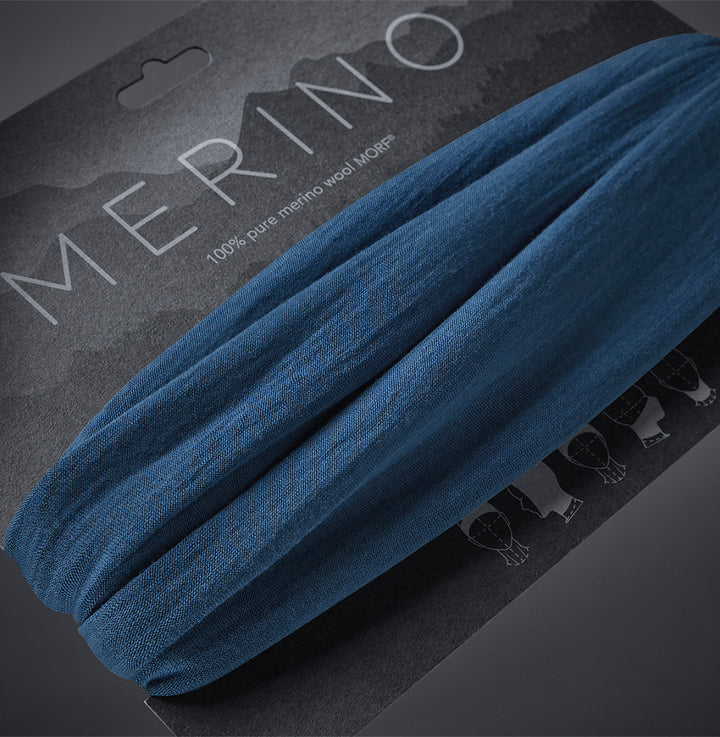 Merino Multifunktionstuch Schlauchtuch - 100% Merinowolle - KLETTERHELDEN-Logo