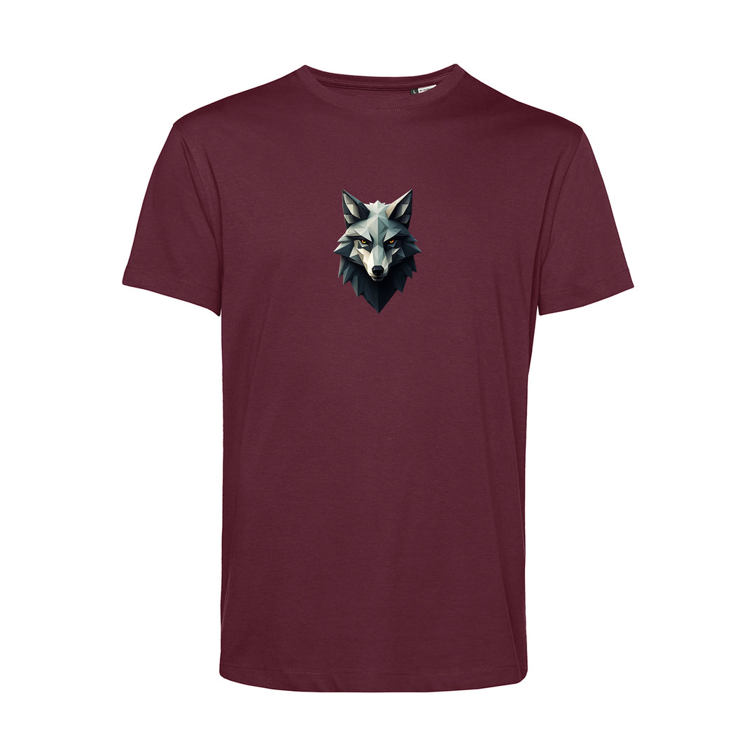 Herren T-Shirt - Wolfskopf Polygon