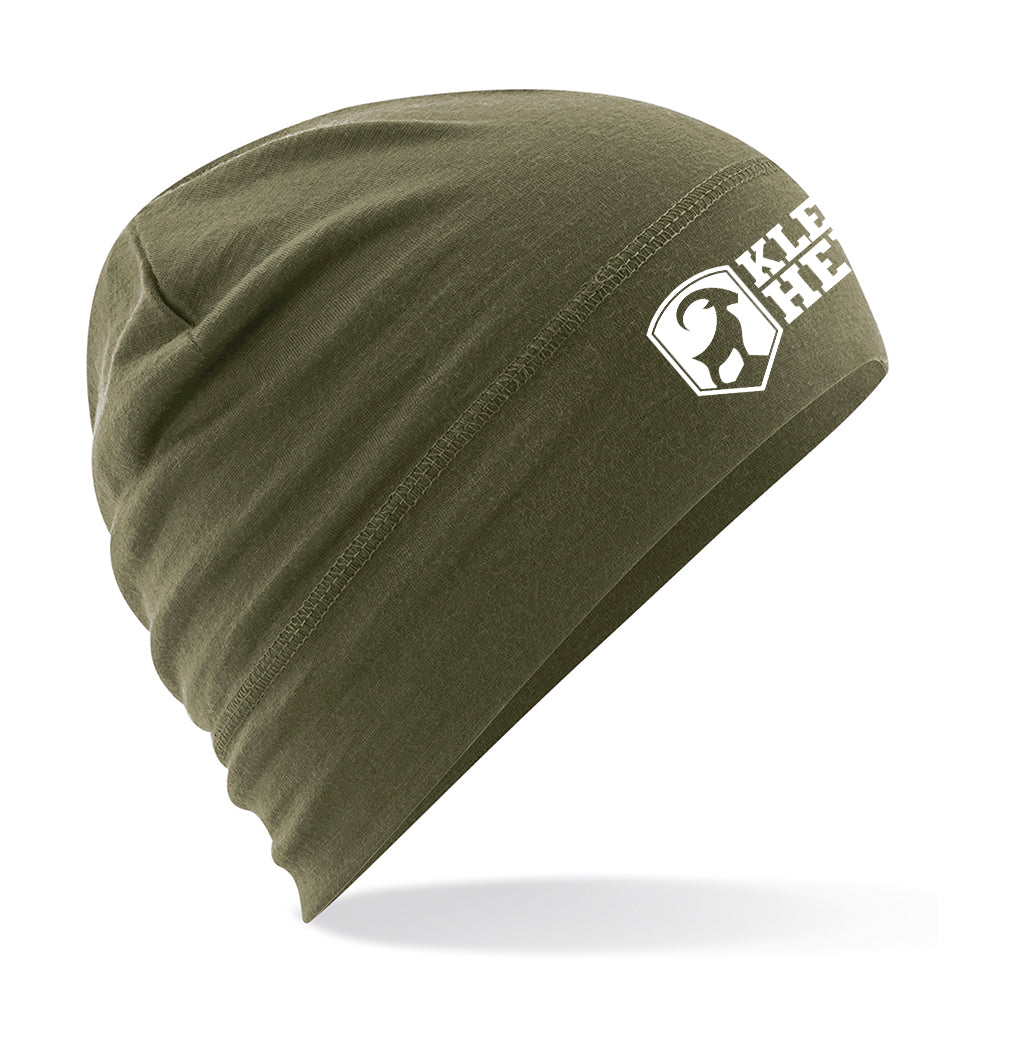Merino Beanie - 100% Merinowolle - KLETTERHELDEN-Logo