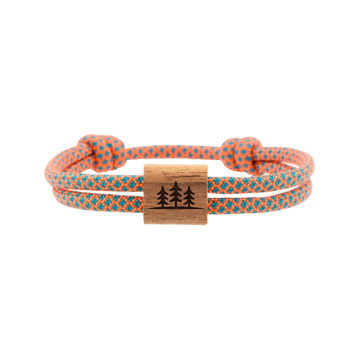 Armband Kona Paracord Holz Nuss - Bäume