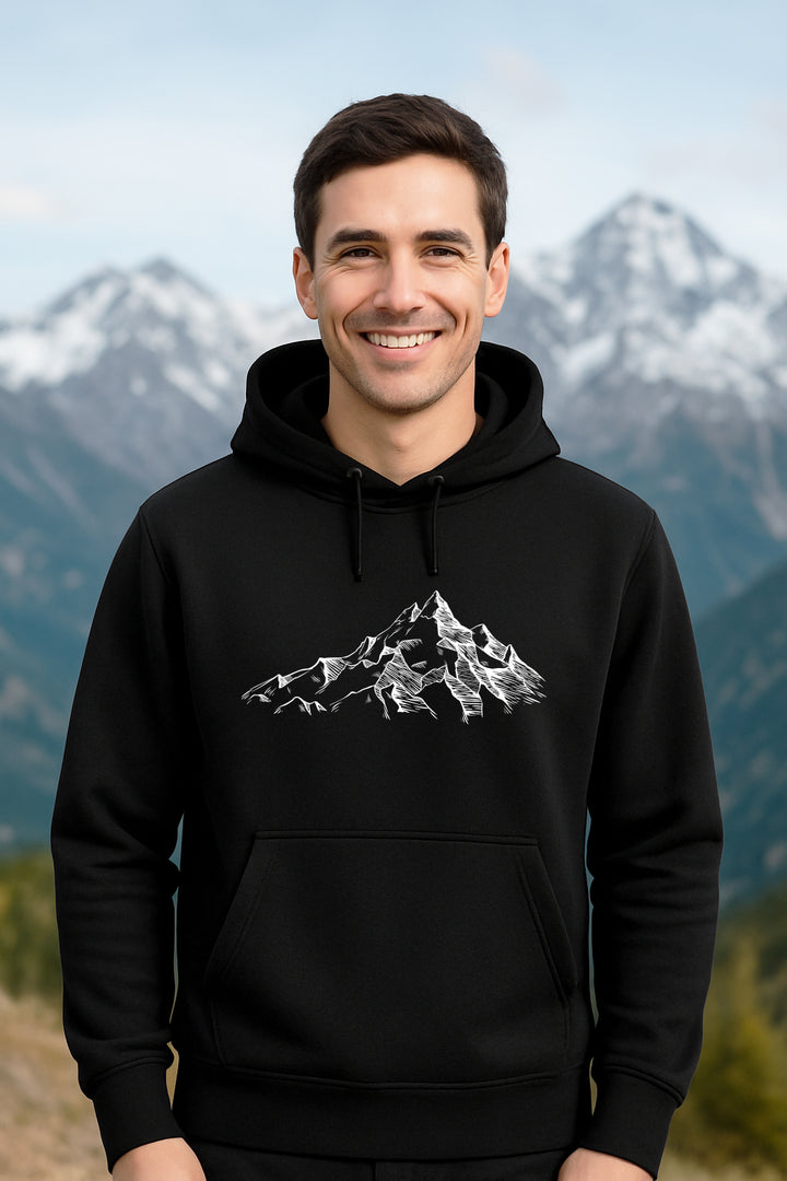 Unisex Hoodie Premium Bio Kapuzenpullover - Berglandschaft