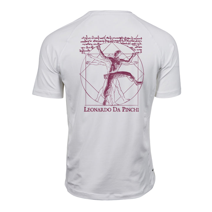 CoolDry Performance Herren Shirt - Leonardo Da Pinchi Vitruvian Climber